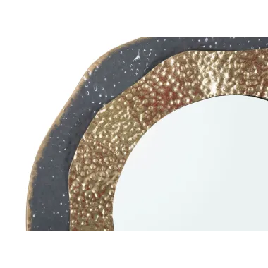 LUSTRO NA ŚCIANĘ SHAI DARK Ø 65,5X5 cm